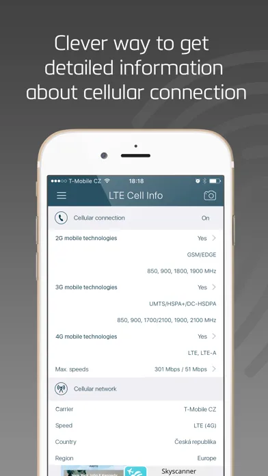 LTE Cell Info: Network Status应用截图