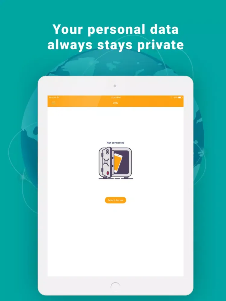 Captures d'écran de Sure VPN: Hotspot & Wifi Proxy iPad 