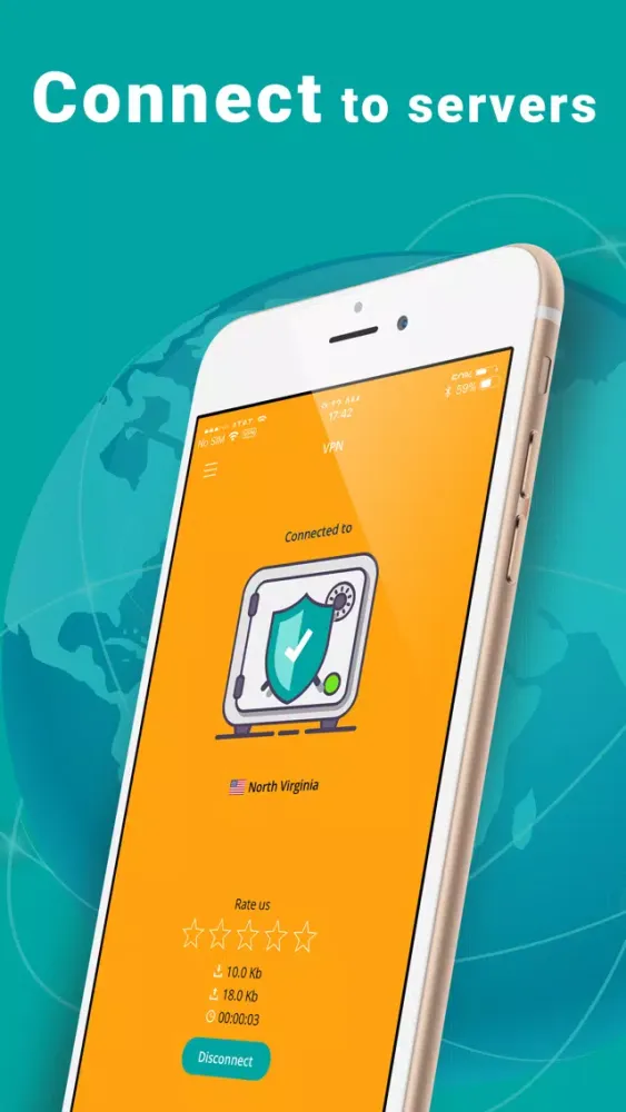 Captures d'écran de Sure VPN: Hotspot & Wifi Proxy