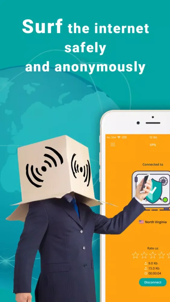 Captures d'écran de Sure VPN: Hotspot & Wifi Proxy