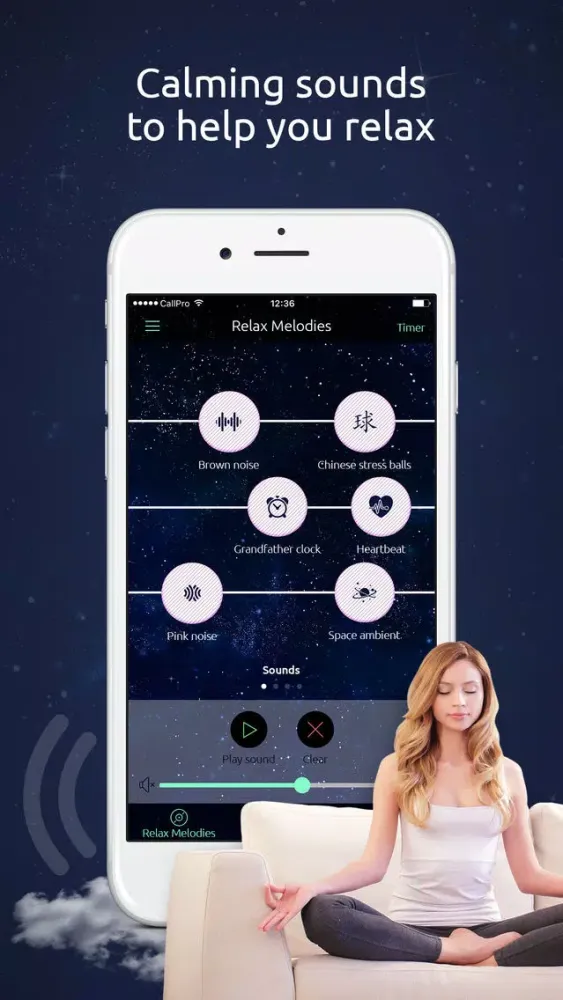 White Noise: Sleep Sounds & Meditation Relax Tunes应用截图