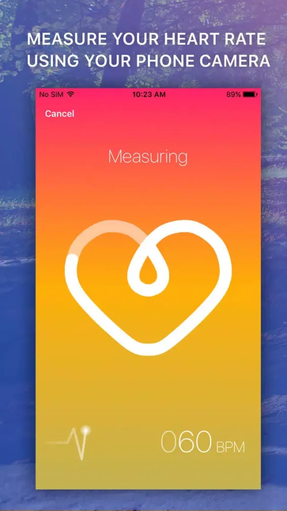 Ảnh chụp màn hình của Heart Rate Monitor: EKG Pulse Tracker for Cardio