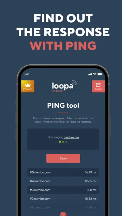 Network Analyzer Master: Loopa स्क्रीनशॉट