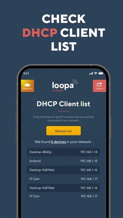 Network Analyzer Master: Loopa स्क्रीनशॉट