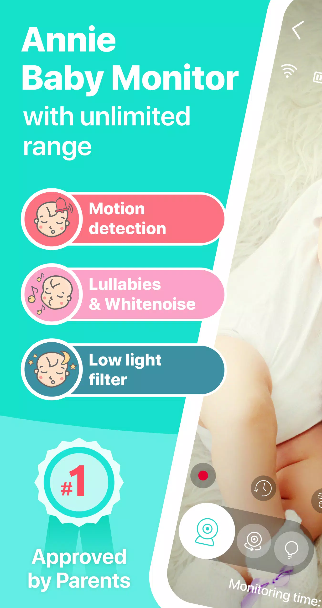 Annie Baby Monitor: Nanny Cam Screenshots1