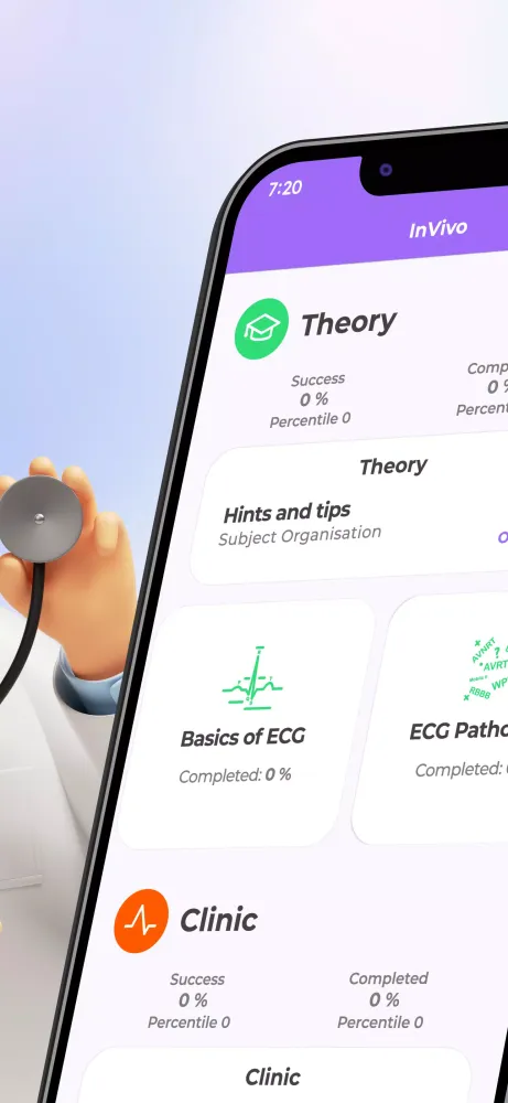 InVivo: ECG (EKG) Course スクリーンショット