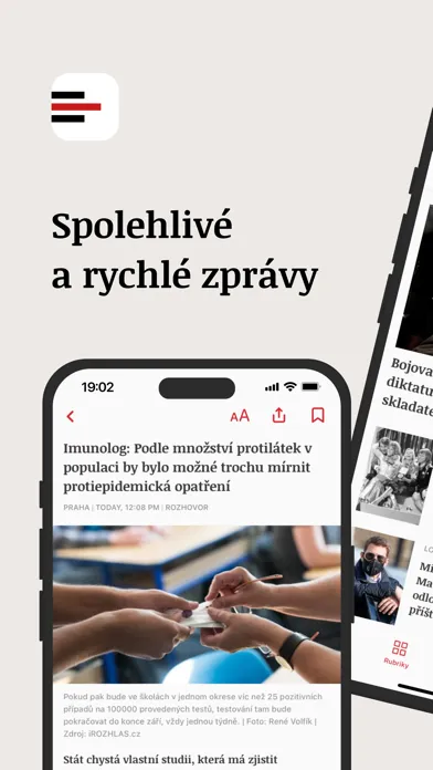 Capturas de pantalla de iROZHLAS
