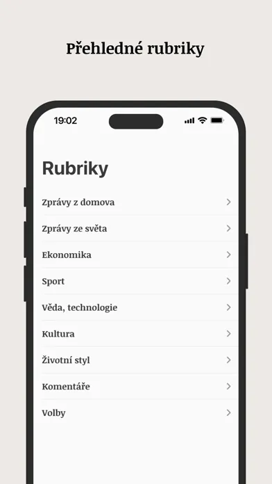 Capturas de pantalla de iROZHLAS
