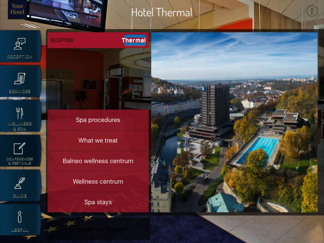 Screenshot di Hotel Thermal iPad 