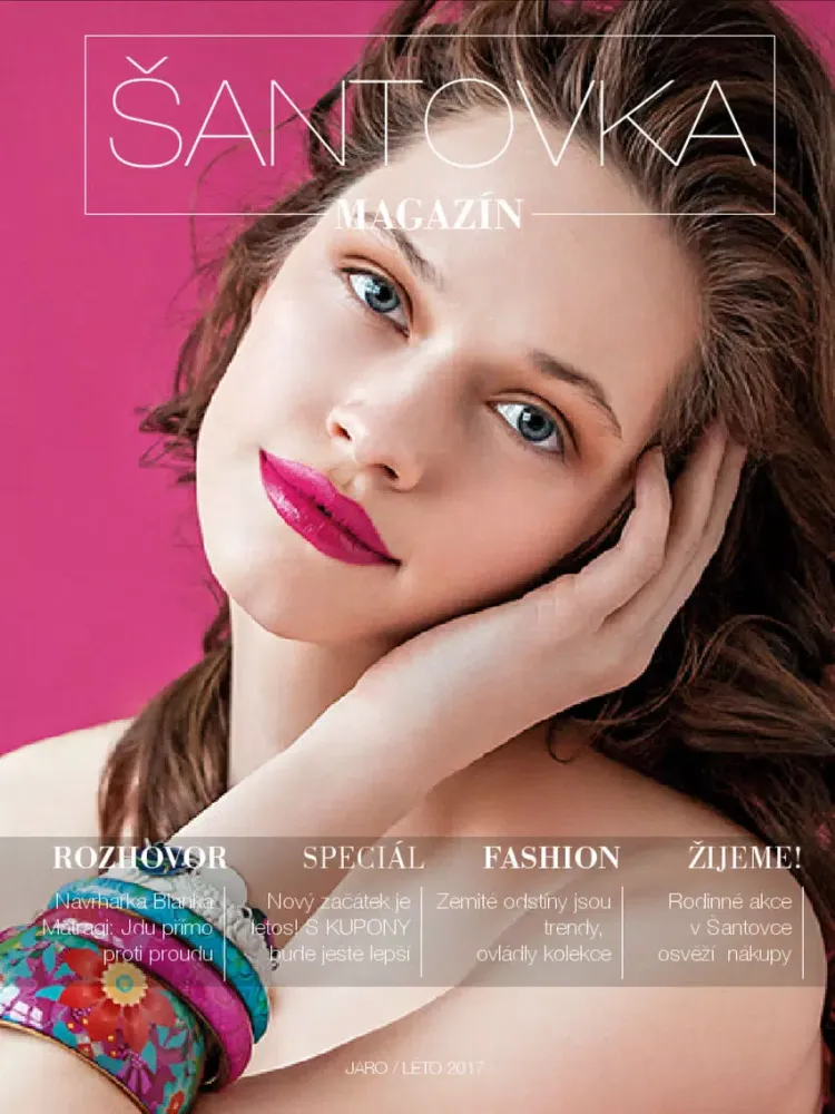 Tangkapan skrin Magazín Galerie ŠANTOVKA iPad 