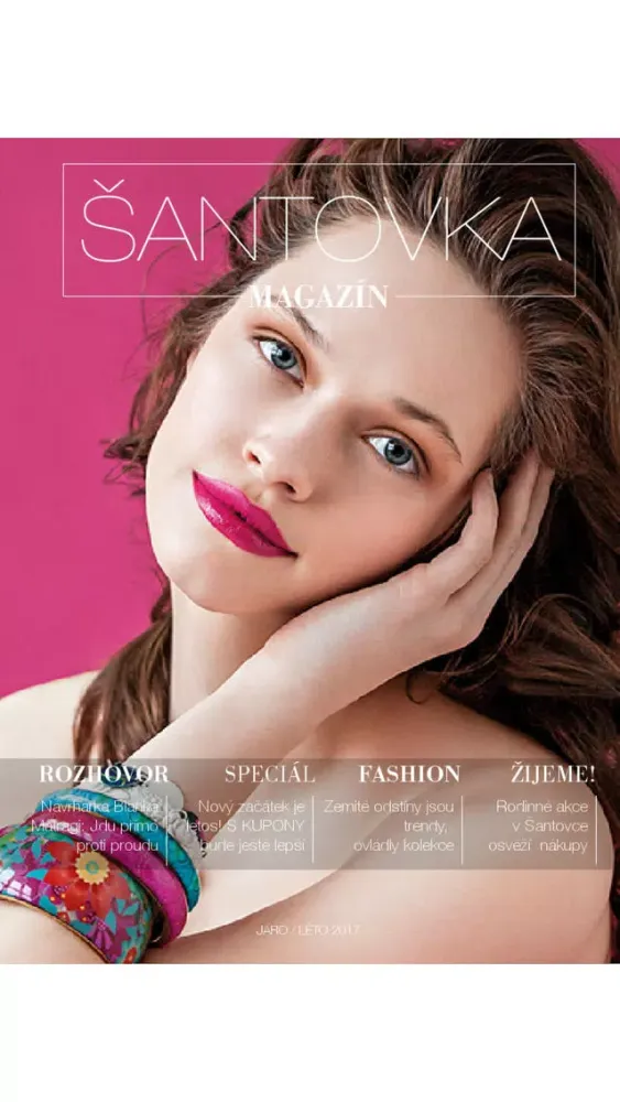 Tangkapan skrin Magazín Galerie ŠANTOVKA