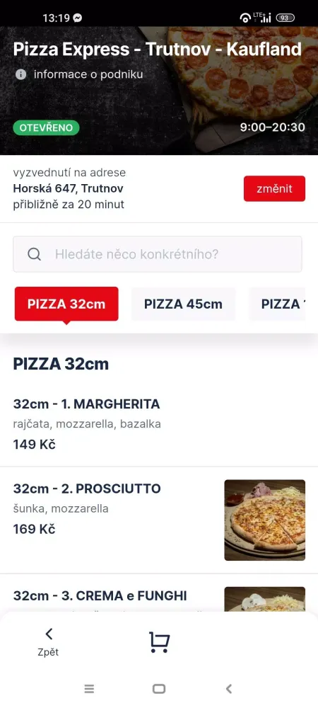 Pizza Express Trutnov Kaufland Screenshots