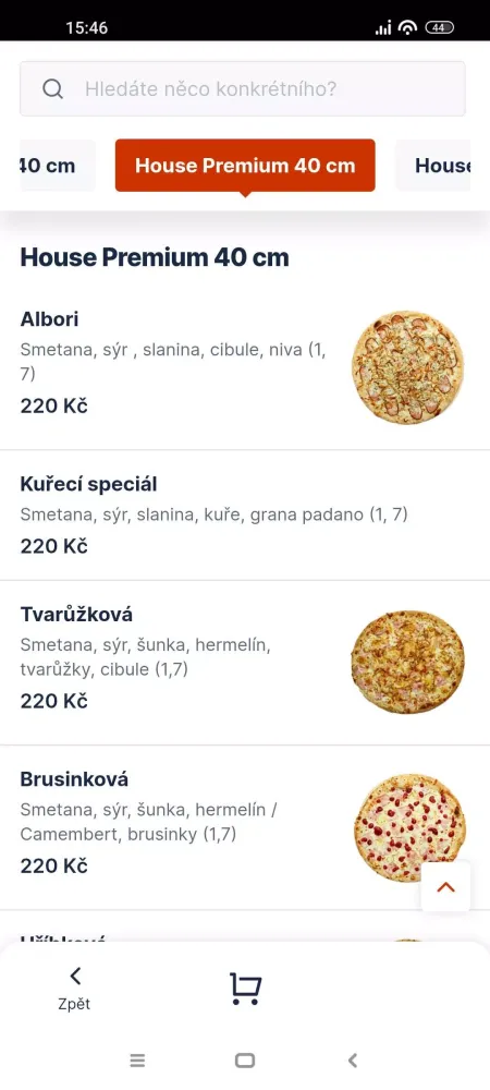 Screenshot di Pizza House Rakovník