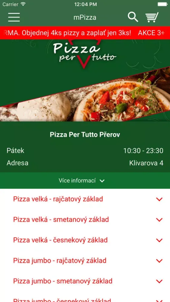 ภาพหน้าจอของ Pizza Per Tutto