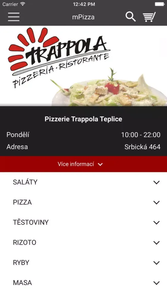 Pizzerie Trappola Teplice应用截图