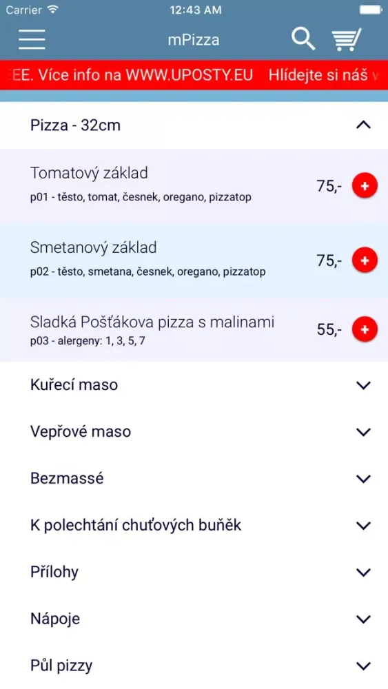 Restaurace U Pošty 스크린샷