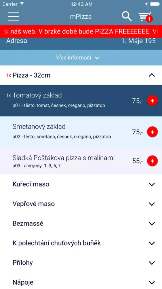 Restaurace U Pošty 스크린샷