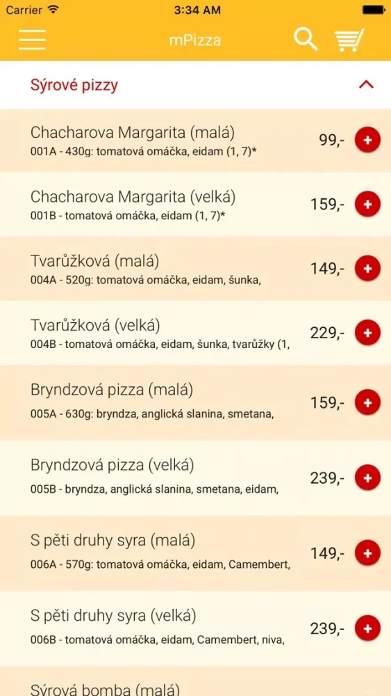 Captures d'écran de Chacharova pizza
