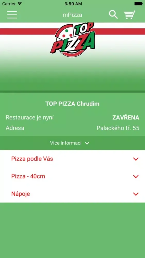 TOP PIZZA Chrudim স্ক্রিনশট