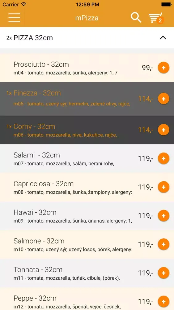 Pizza Finezza スクリーンショット