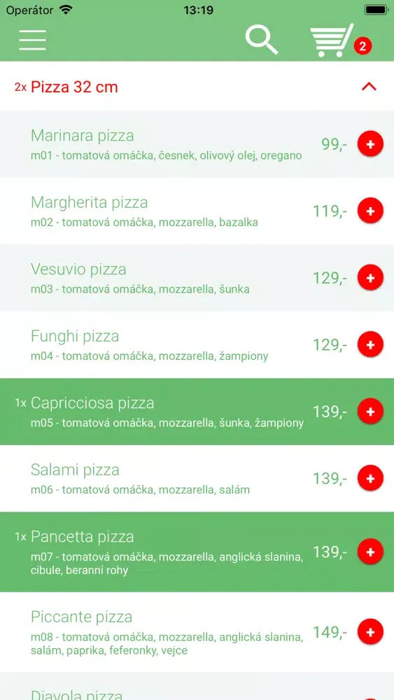 Tangkapan skrin Pizzeria Fratelli