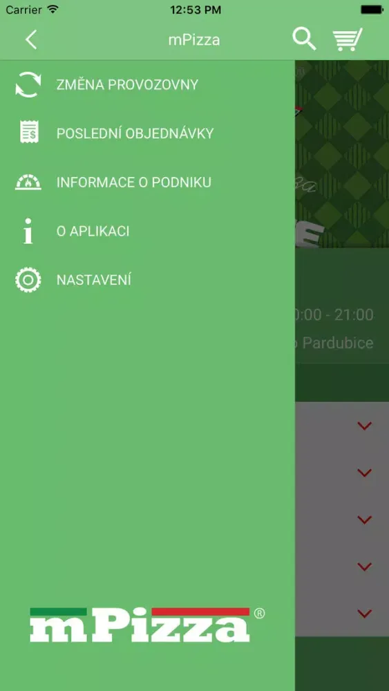 Pizza Excool Pardubice应用截图