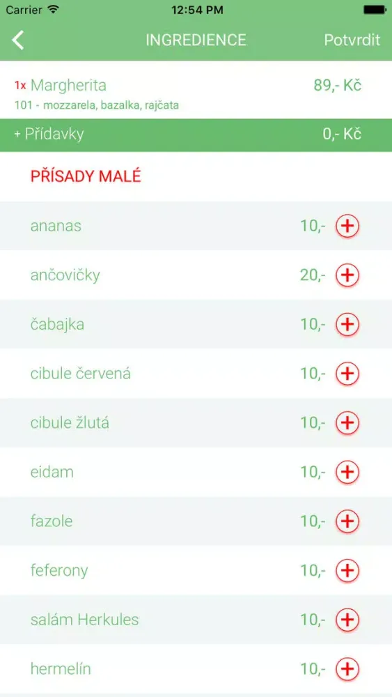 Pizza Excool Pardubice应用截图