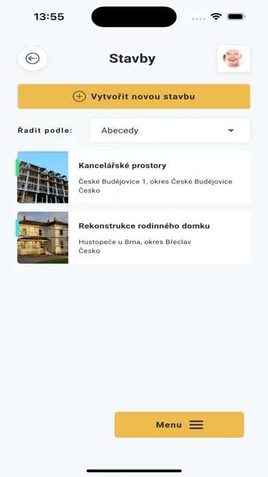 Můj stavební deník スクリーンショット