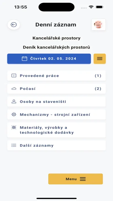 Můj stavební deník スクリーンショット