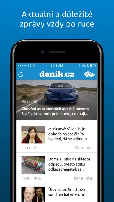 Deník.cz سکرین شاٹس