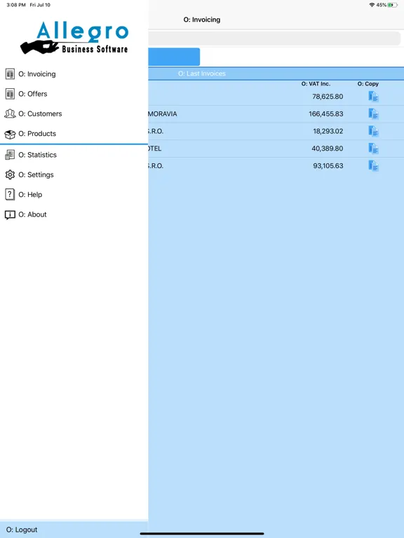 Allegro - Subito iPad  سکرین شاٹس