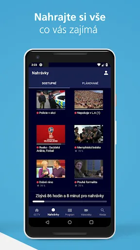 Скриншоты O2 TV
