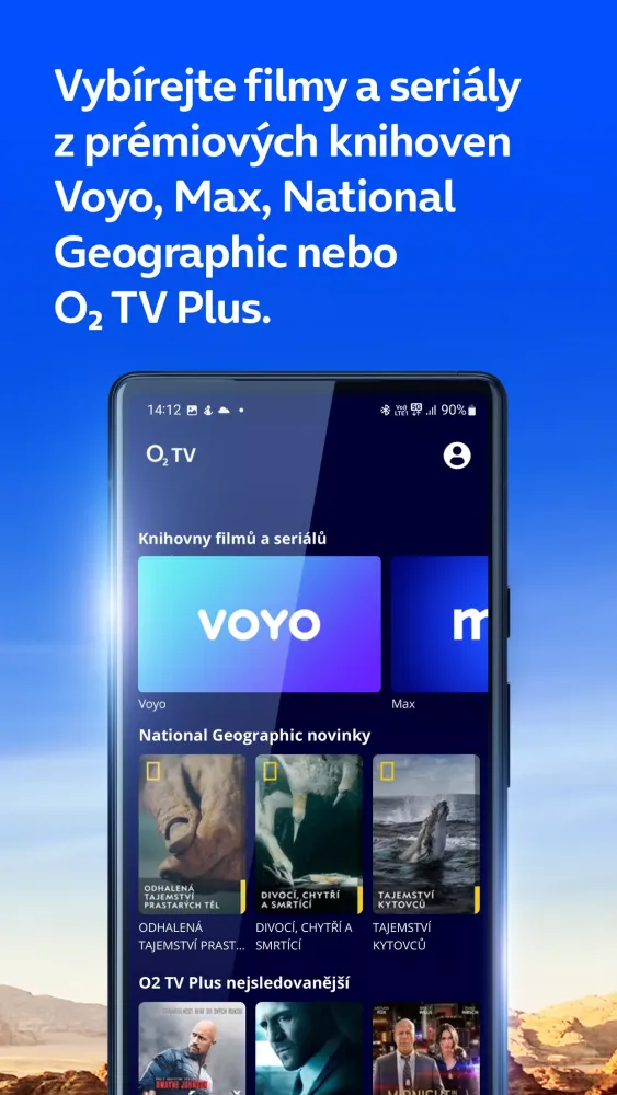 Screenshot di O2 TV
