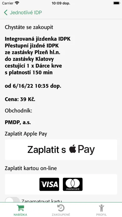 Virtuální karta स्क्रीनशॉट