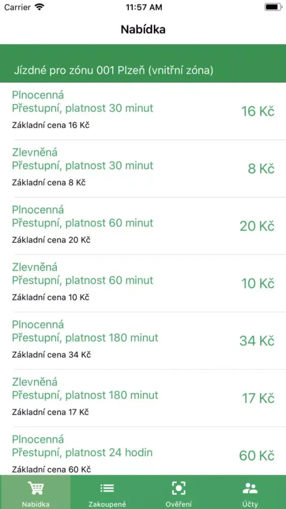 صور Moje Plzeňská jízdenka