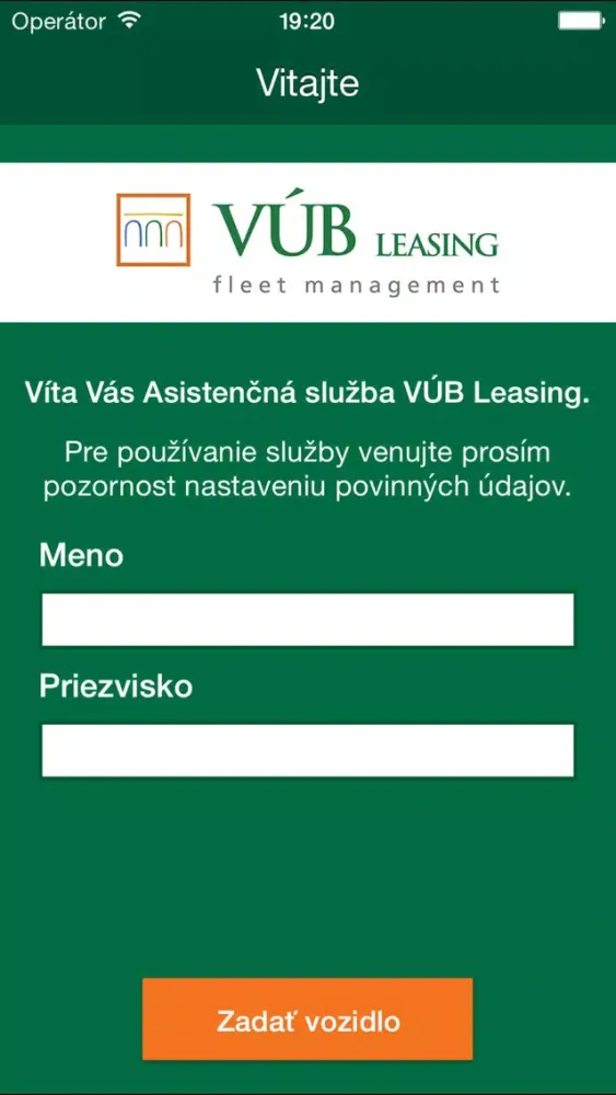 VÚB Leasing Assistance 스크린샷