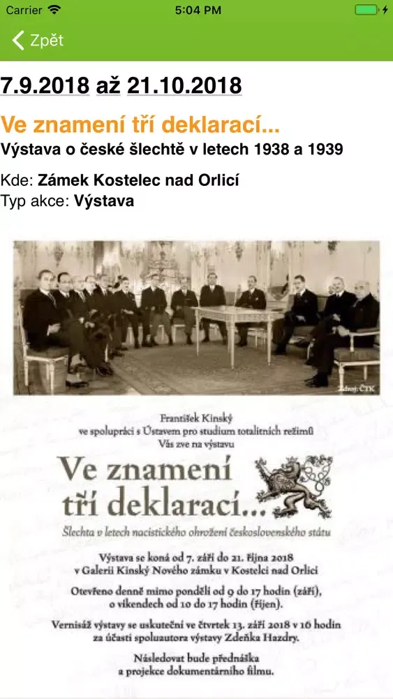 Akce Hradecka Screenshots