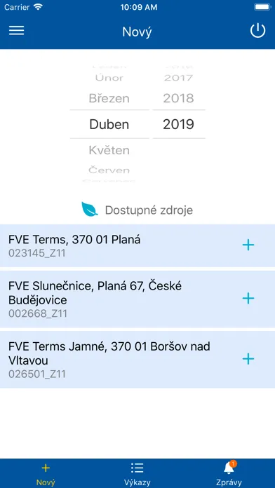 Zrzuty ekranu POZE - OTE