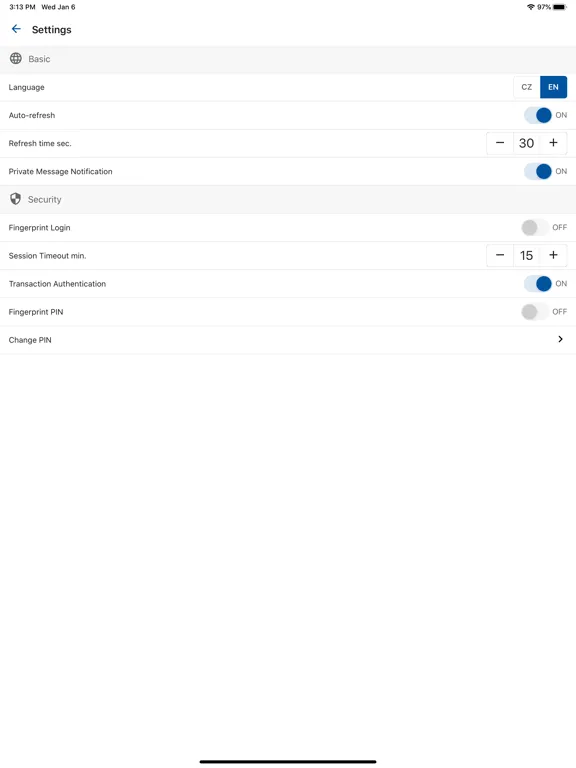 OTE IM Power iPad  Screenshots