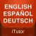 Basic words and phrases in English Spanish German