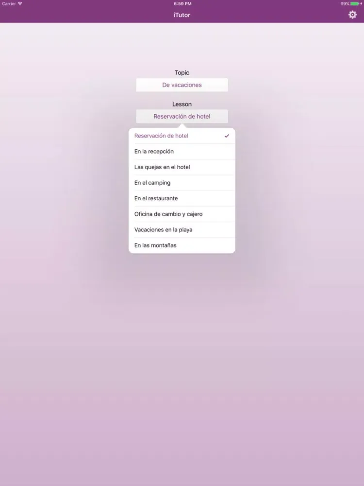 Phrasebook & Vocabulary - English, Spanish, German iPad  Screenshots