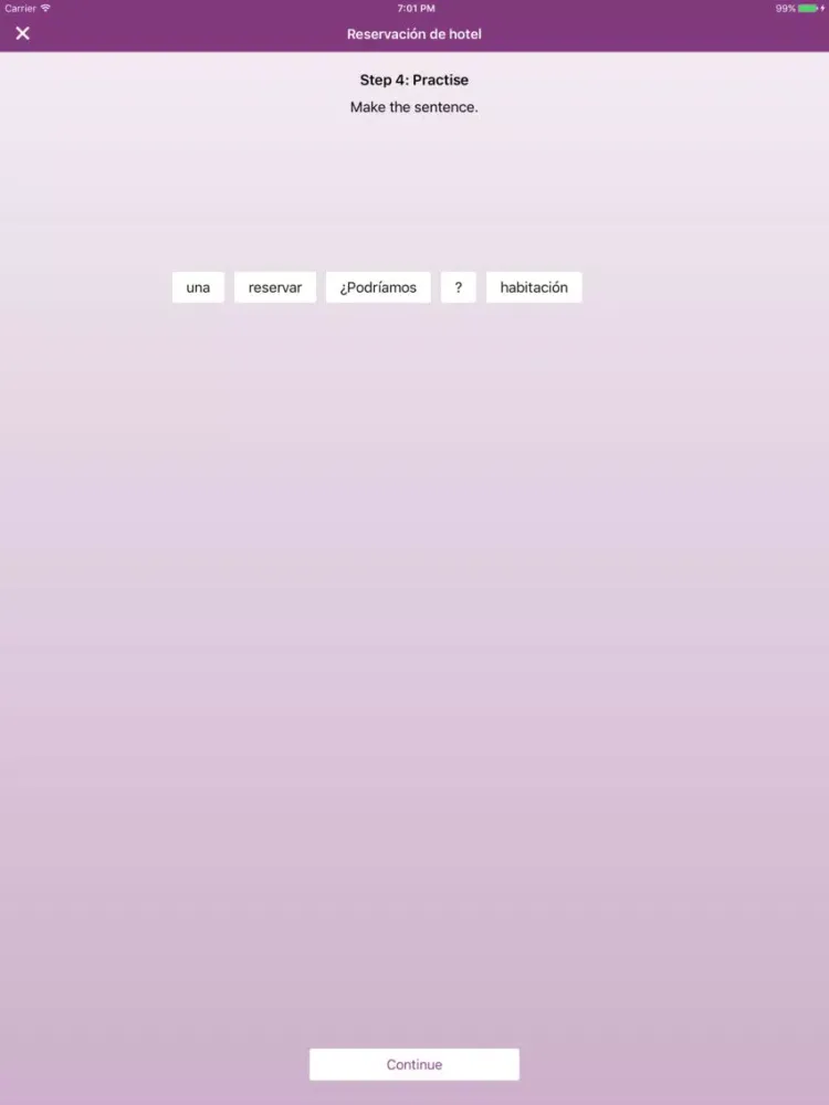 Phrasebook & Vocabulary - English, Spanish, German iPad  Screenshots