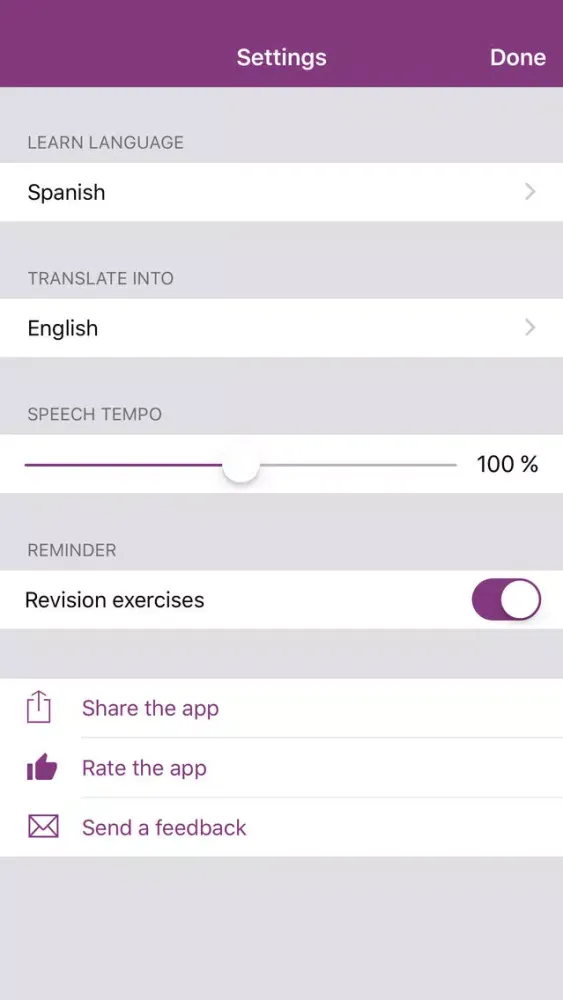 Phrasebook & Vocabulary - English, Spanish, German Screenshots
