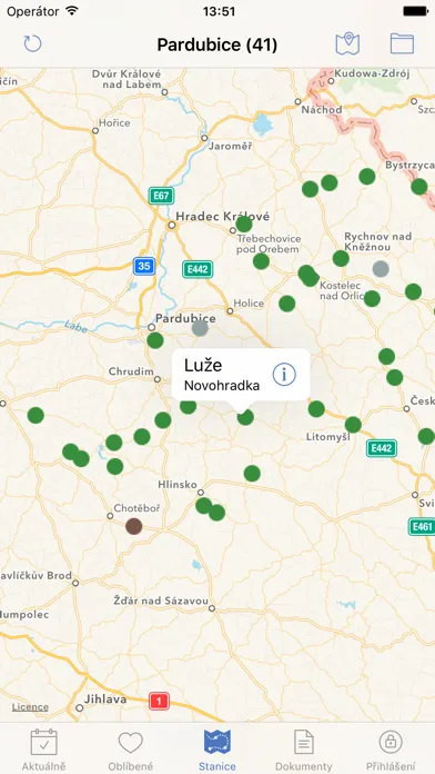 Screenshot di Stavy a průtoky