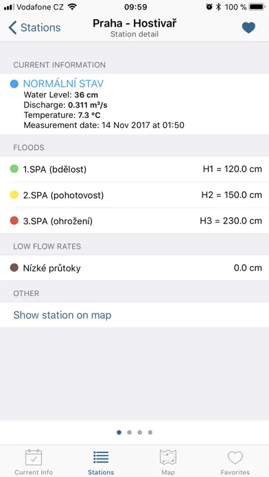 Průtoky Praha Screenshots