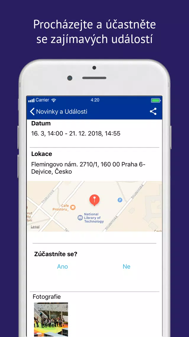 Tangkapan skrin Praha 5 v mobilu