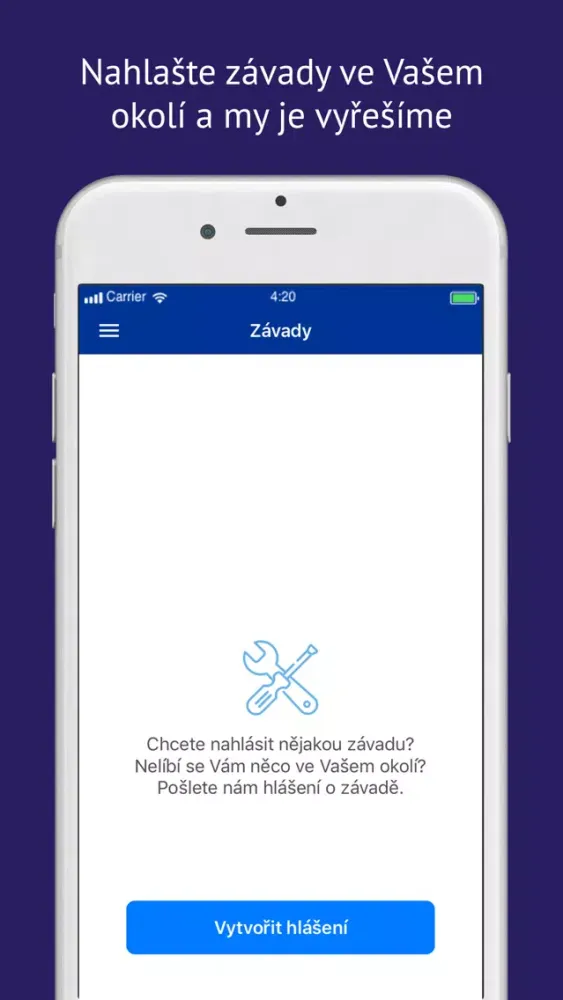 Tangkapan layar Praha 5 v mobilu