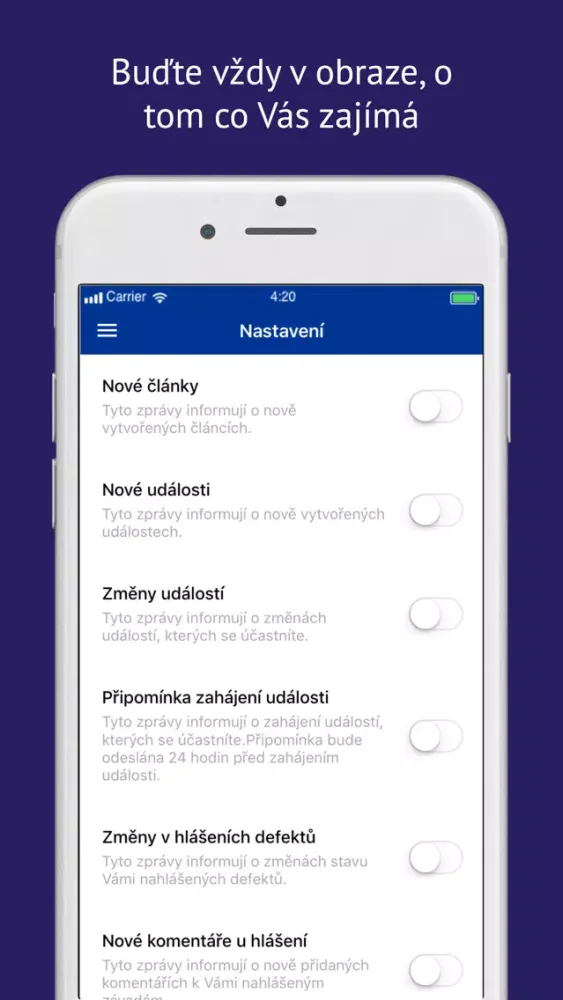 Tangkapan layar Praha 5 v mobilu