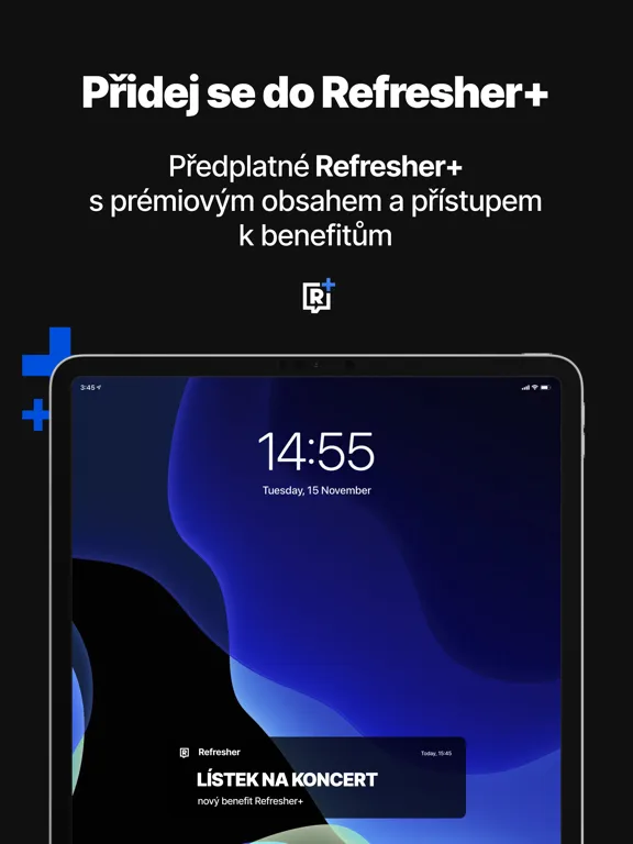 Captures d'écran de Refresher Česko iPad 