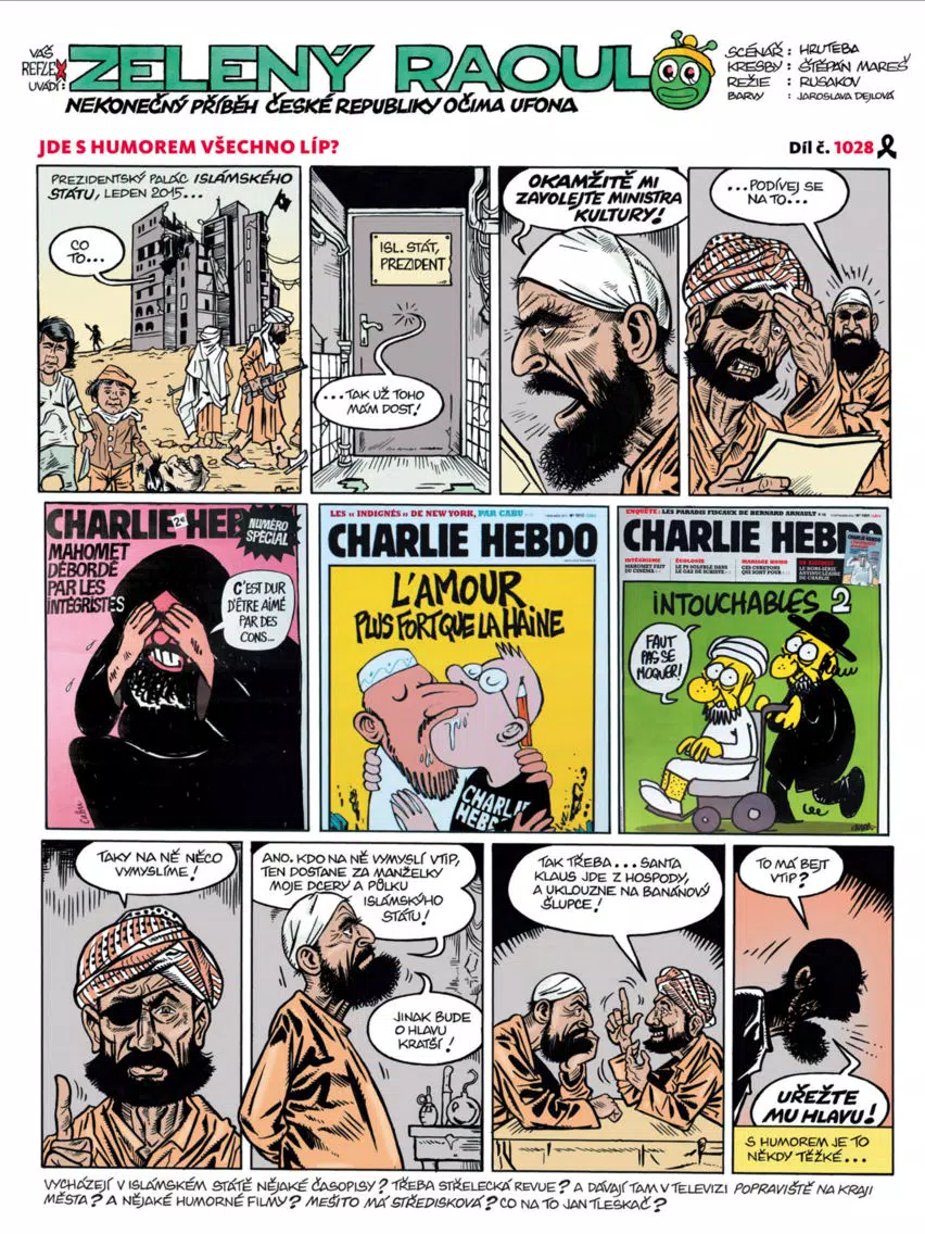 Zelený Raoul - komiks Reflexu iPad 应用截图